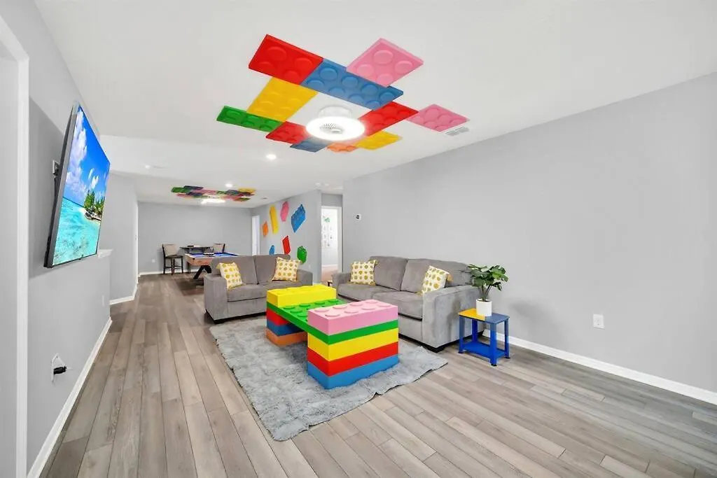 °O° Theme Villa °O° Pool, Theater, Games & Fun, Gated Community Давенпорт 0*,  США